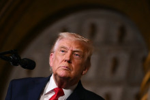 Donald Trump à Mar-a-Lago à Palm Beach aux États-Unis, le 22 décembre 2025