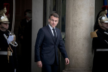 Emmanuel Macron, à l'Élysée le 15 décembre 2025