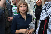 Greta Thunberg en Irlande, en décembre