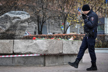 Un policier russe à Moscou (Russie), le 29 octobre 2025.