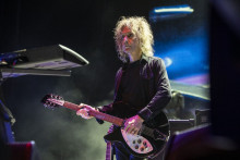Perry Bamonte, du groupe The Cure, lors d'un concert le 20 mai 2023 à Chula Vista, en Californie.