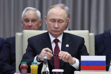 Vladimir Poutine au Kirghizstan ce jeudi 27 novembre.