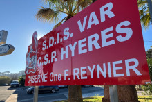 La  caserne de pompiers de Hyères ou a eu lieu le cambriolage