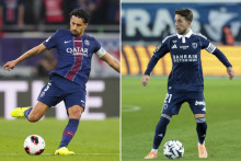 Les capitaines du PSG et du PFC, Marquinhos et Maxime Lopez.