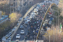 Une manifestation contre la vie chère à Téhéran en Iran, le 29 décembre 2025.