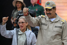 Cilia Flores, Première dame du Venezuela, et Nicolás Maduro