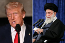 Donald Trump et Ali Khamenei