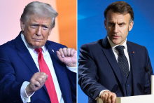 Donald Trump et Emmanuel Macron