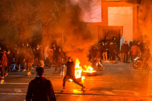 Des manifestants à Téhéran le 9 janvier 2026