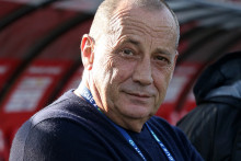 Alain Orsoni, ex-dirigeant nationaliste corse et ancien président de l'AC Ajaccio, le 14 mai 2022, lors d'un match au stade Francois-Coty Stadium d'Ajaccio (Corse du Sud).