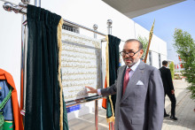 Mohamed VI, roi du Maroc, photographié à Casablanca, le 18 septembre 2025.