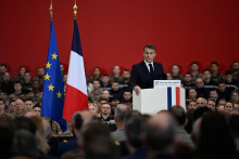Emmanuel Macron lors de ses voeux aux forces armées le 15 janvier 2026