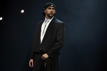 Bad Bunny, le 23 février 2024, en concert à Las Vegas