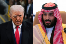 Donald Trump et Mohammed ben Salmane.