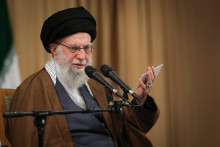 Le guide suprême iranien, l'ayatollah Ali Khamenei le 3 novembre 2025