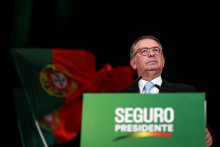 Antonio Jose Seguro, le candidat socialiste, lors d'un meeting le 16 janvier, à Lisbonne.