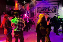 Une boîte de nuit à Nuuk au Groenland en janvier 2026