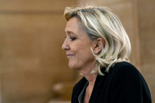 Marine Le Pen, au tribunal correctionnel de Paris, le 20 janvier 2026