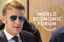 Emmanuel Macron au Forum économique de Davos le 20 janvier 2026