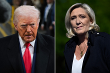 Donald Trump et Marine Le Pen.