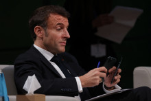 Emmanuel Macron, à Dubaï pour la COP28, le 1er décembre 2023