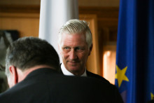 Philippe, le roi des Belges, à l'Hôtel de ville de Paris, le 15 octobre 2024