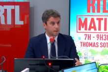 Gabriel Attal dans RTL Matin, le 26 janvier 2026.
