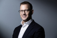 L’homme d’affaires tchèque Daniel Kretinsky pose lors d’une séance photo le 22 janvier 2020 à Paris.