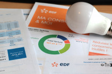 Une facture d'électricité (image d'illustration).