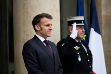 Emmanuel Macron, à l'Élysée le 29 janvier 2026