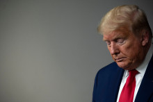 Donald Trump à la Maison Blanche, le 3 avril 2020