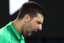 Le Serbe Novak Djokovic lors de la demi-finale de l'Open d'Australie contre l'Italien Jannik Sinner, le 30 janvier 2026.