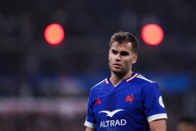 Damian Penaud lors du match France/Afrique du Sud, au stade de France, le 8 novembre 2025