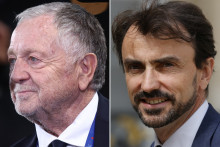 Jean-Michel Aulas, candidat aux municipales à Lyon et Grégory Doucet, maire sortant écologiste de la ville