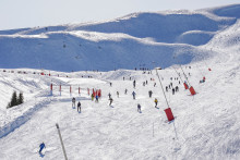 Bourg-Saint-Maurice, la station des Arcs en Savoie le 2 février 2025.