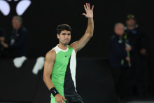 Carlos Alcaraz, vainqueur de l'Open d'Australie 2026, le 1er février 2026.