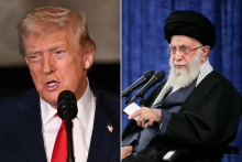 Donald Trump et Ali Khamenei