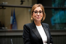 Léa Salamé lors de la commission d'enquête sur l'audiovisuel public à l'Assemblée nationale le 2 février 2026.