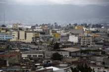 Vue de Guatemala City, le 25 janvier 2018