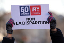 Une manifestation contre la liquidation de 60 Millions de consommateurs, le 2 février 2026