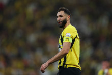 Karim Benzema, ici avec Al-Ittihad le 10 avril 2025, rejoint Al-Hilal, une autre équipe d'Arabie saoudite.