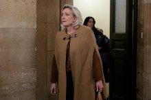 Marine Le Pen, le 3 février 2026, à son arrivée au procès en appel du RN, à Paris