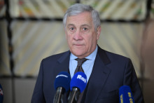 Antonio Tajani, ministre italien des Affaires étrangères, avant une réunion à Bruxelles, le 29 janvier 2026.