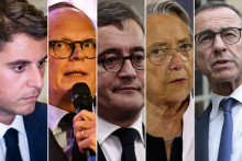 Gabriel Attal, Édouard Philippe, Gérald Darmanin, Élisabeth Borne et Bruno Retailleau