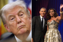 Donald Trump, Barack Obama et Michelle Obama