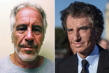 Jeffrey Epstein en juillet 2019 et Jack Lang en 2018