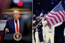 La délégation américaine lors de la cérémonie d'ouverture des JO d'hiver 2026 le 6 février. (Illustration)