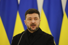 Le président ukrainien Volodymyr Zelensky.
