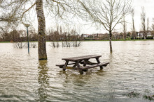 Une crue importante relevée à Fleurance (Gers) ce jeudi 12 février 2026.