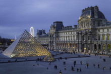 Le musée du Louvre, victime d'une inondation, dans la nuit du 12 au 13 février 2026. (Illustration)